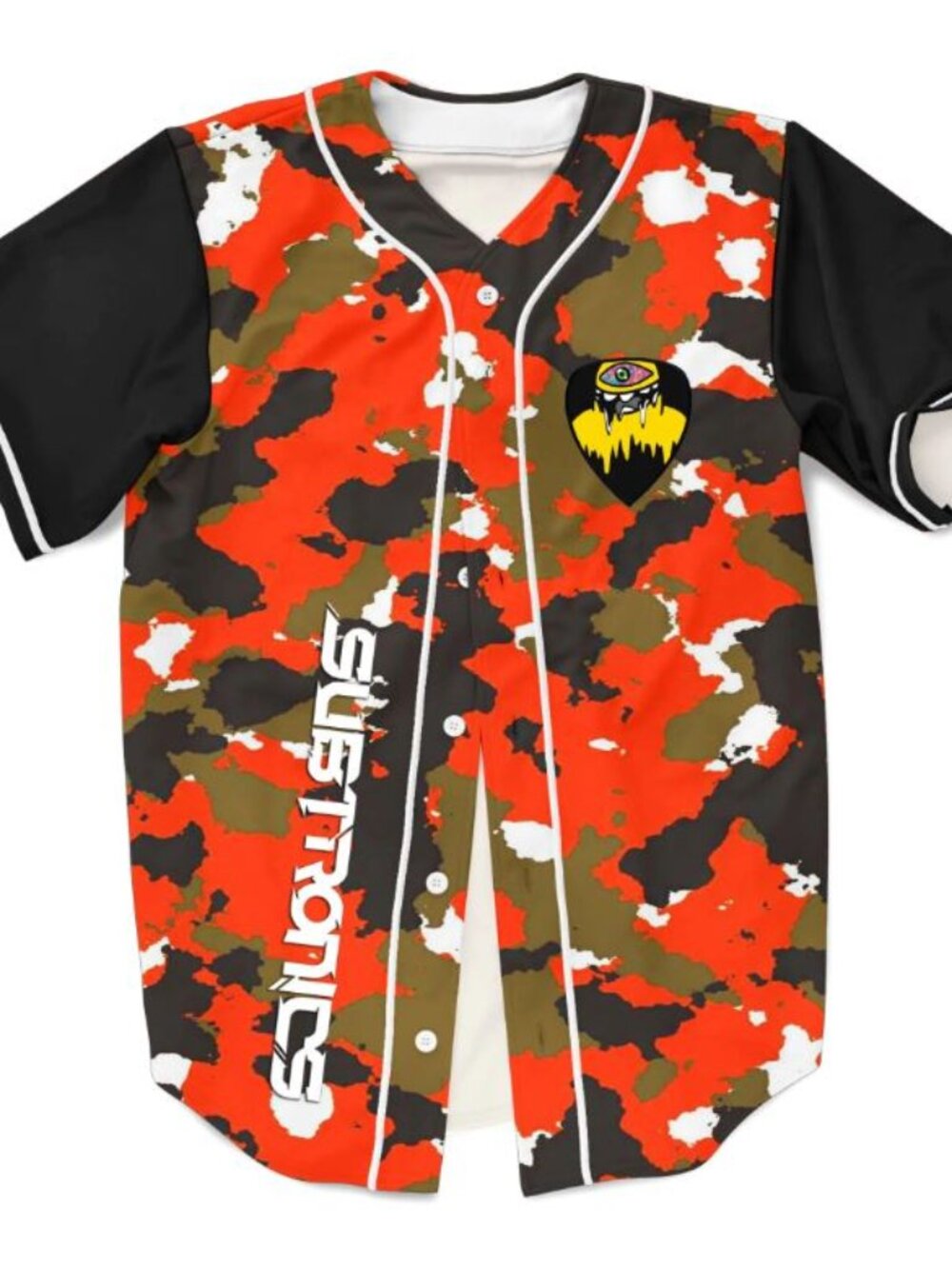 Subtronics Heavy Artillery Red Camo Skull Sublimated Rave Jersey